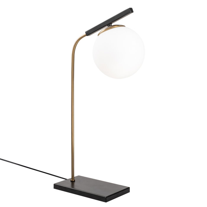 Opviq Yıldız - 4021 Lámpara de mesa Dorada y Negra